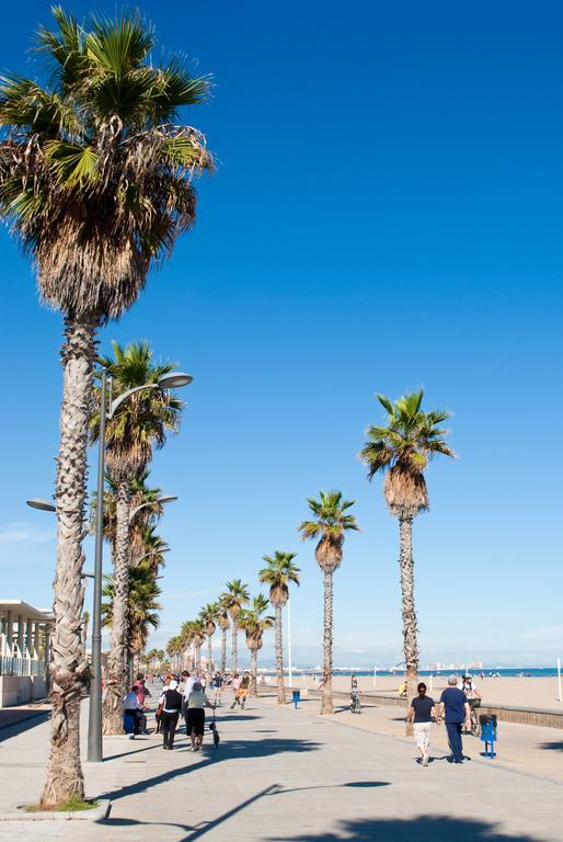 Piso Playa Patacona/Malvarrosa Валенсия Екстериор снимка